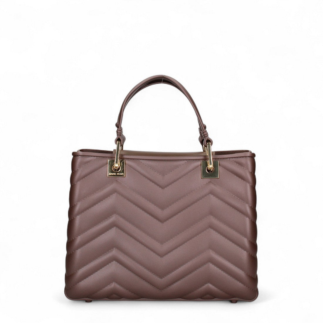 AI25 Marc Ellis Borsa FLAT KRISSY M WAVE_25 Cocoa/Light Gold