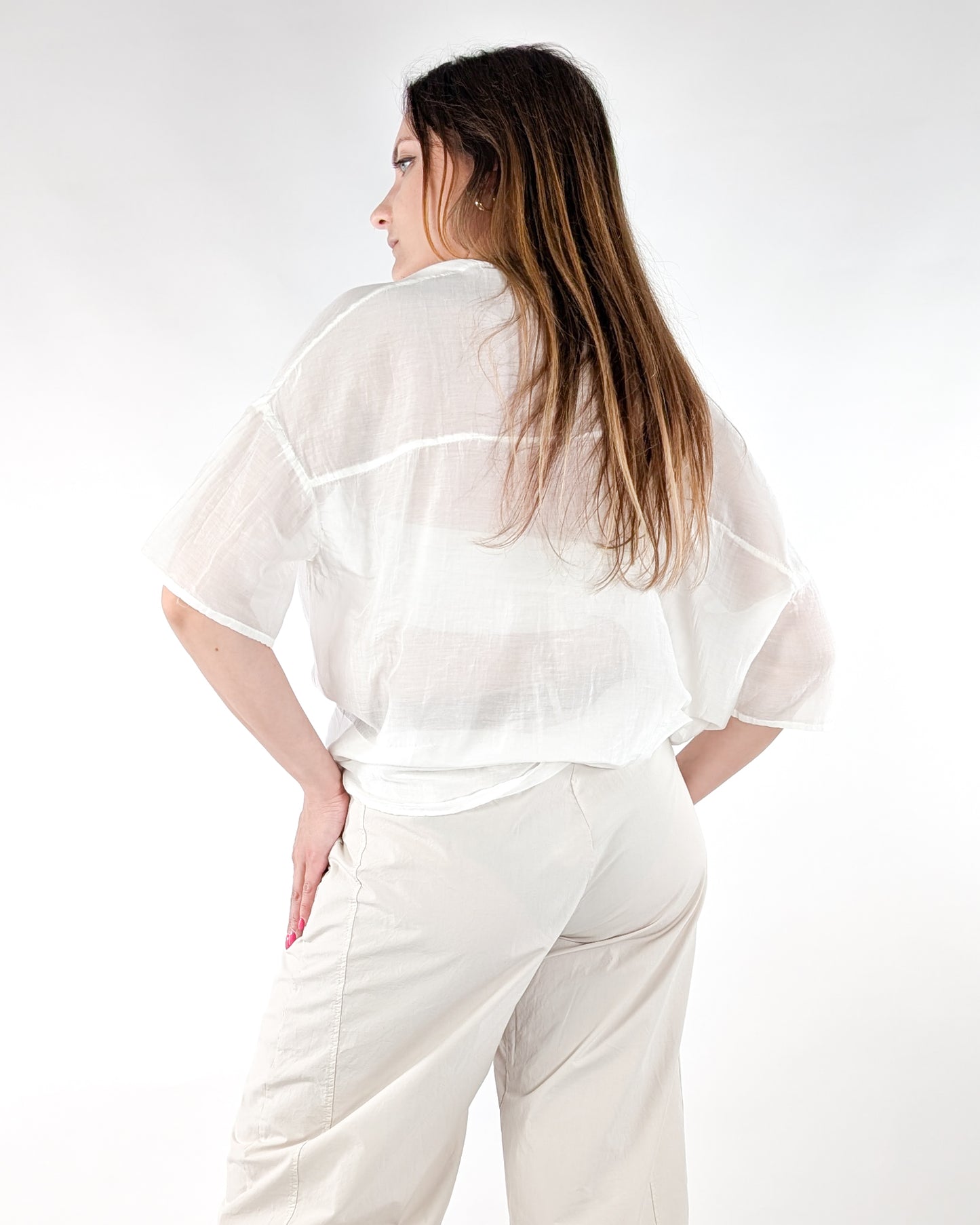 Vicolo Camicia TD1438 Latte