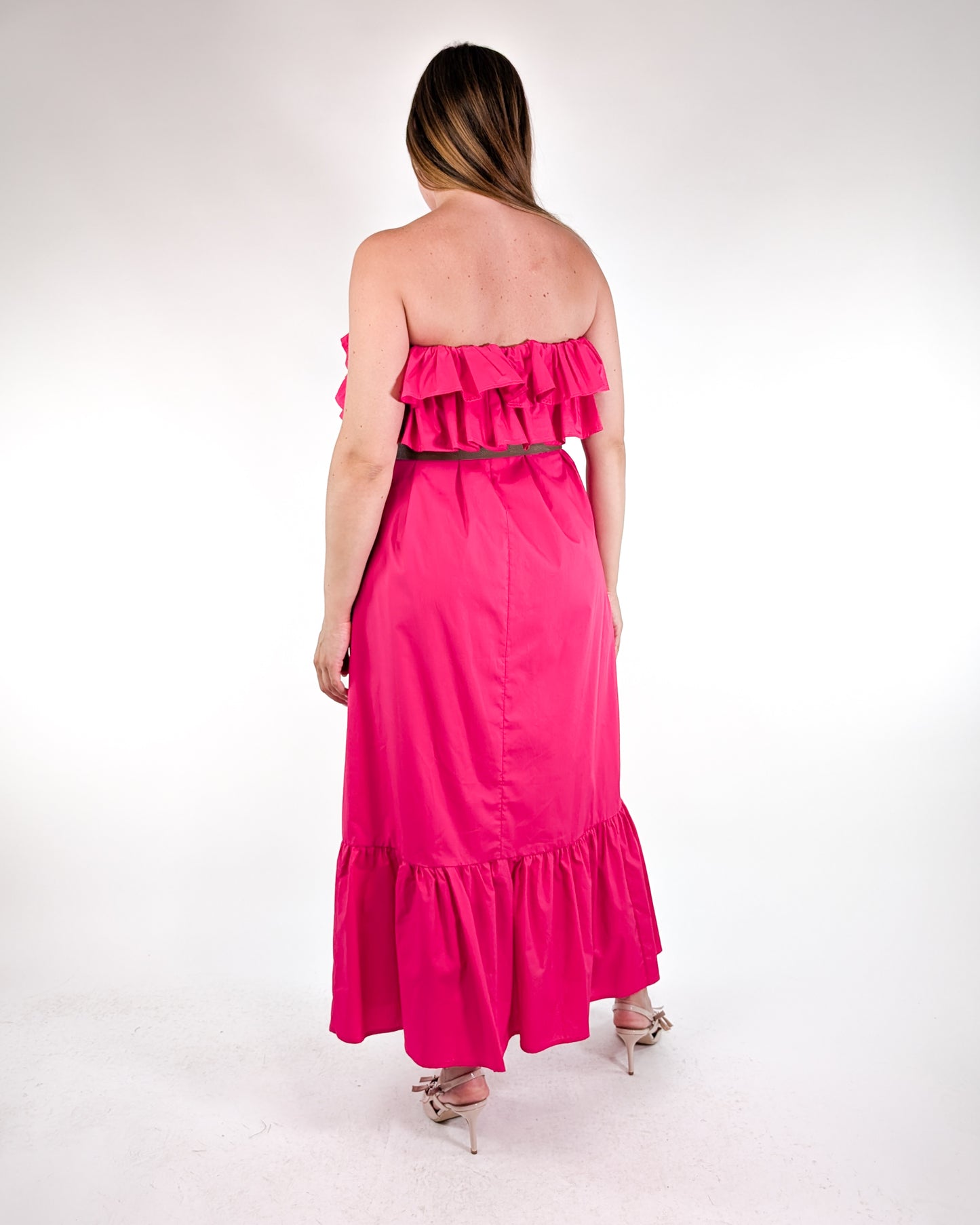 Vicolo Abito TD0833 Fuxia