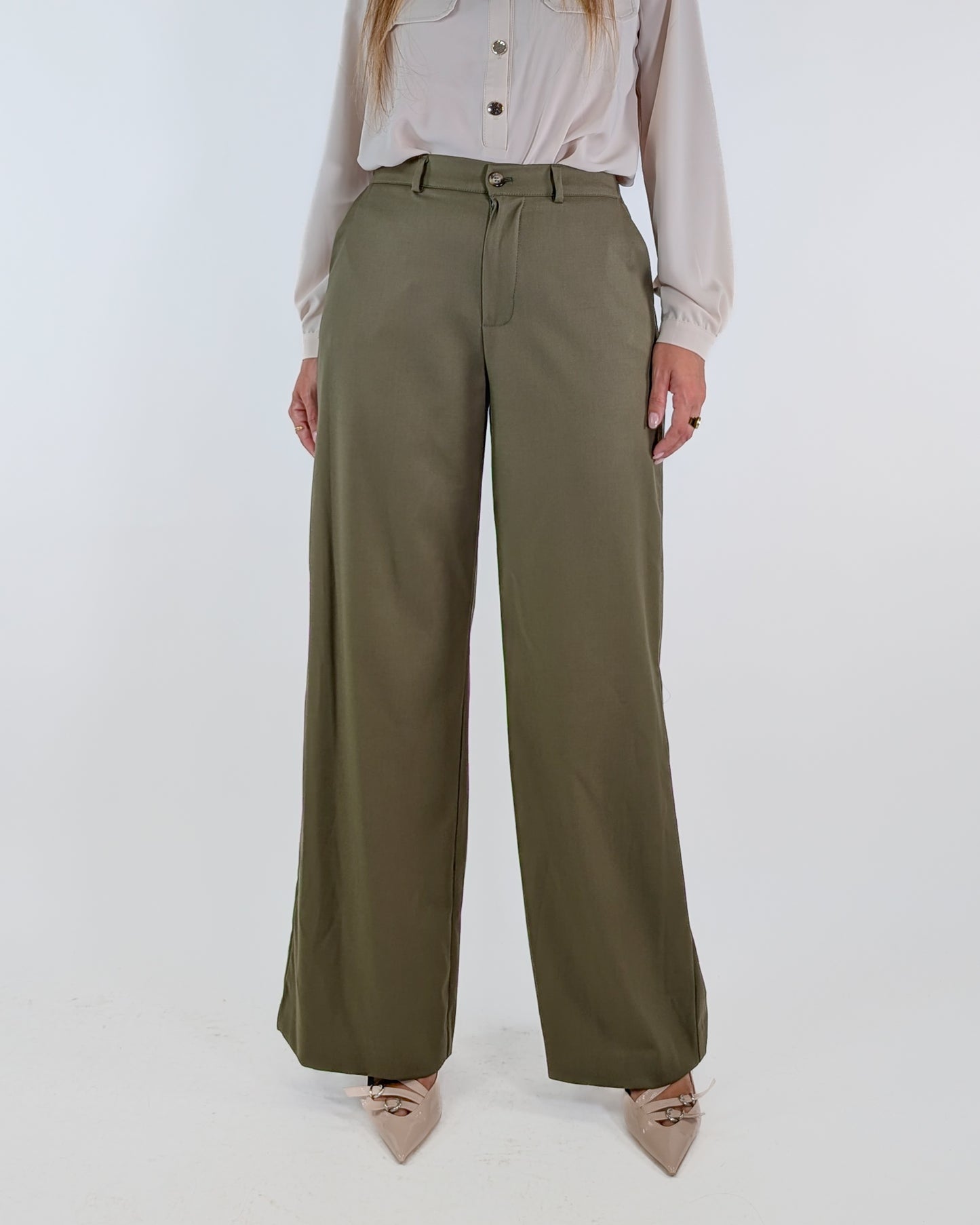 Susy Mix Pantalone M09331 Verde Oliva