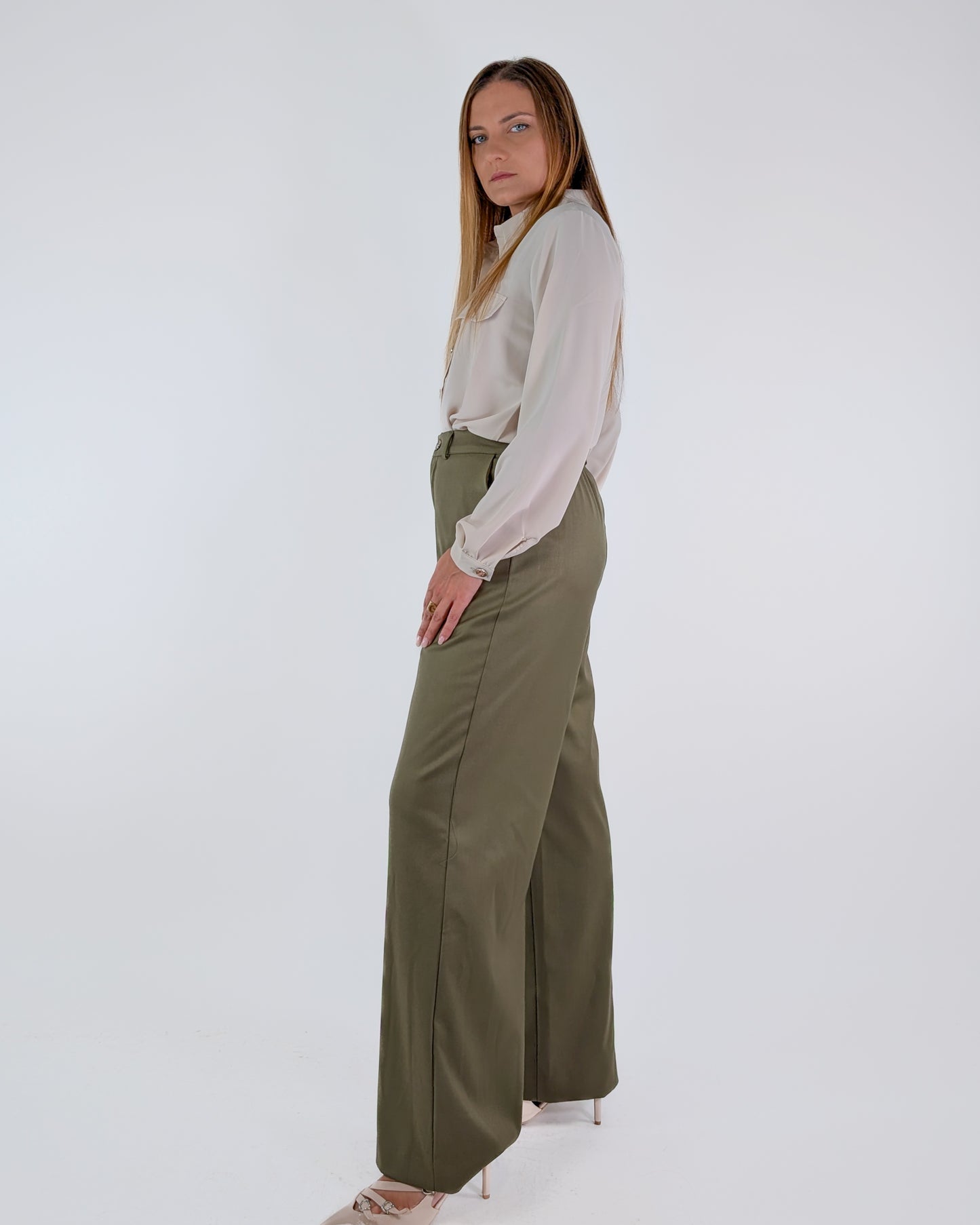 Susy Mix Pantalone M09331 Verde Oliva