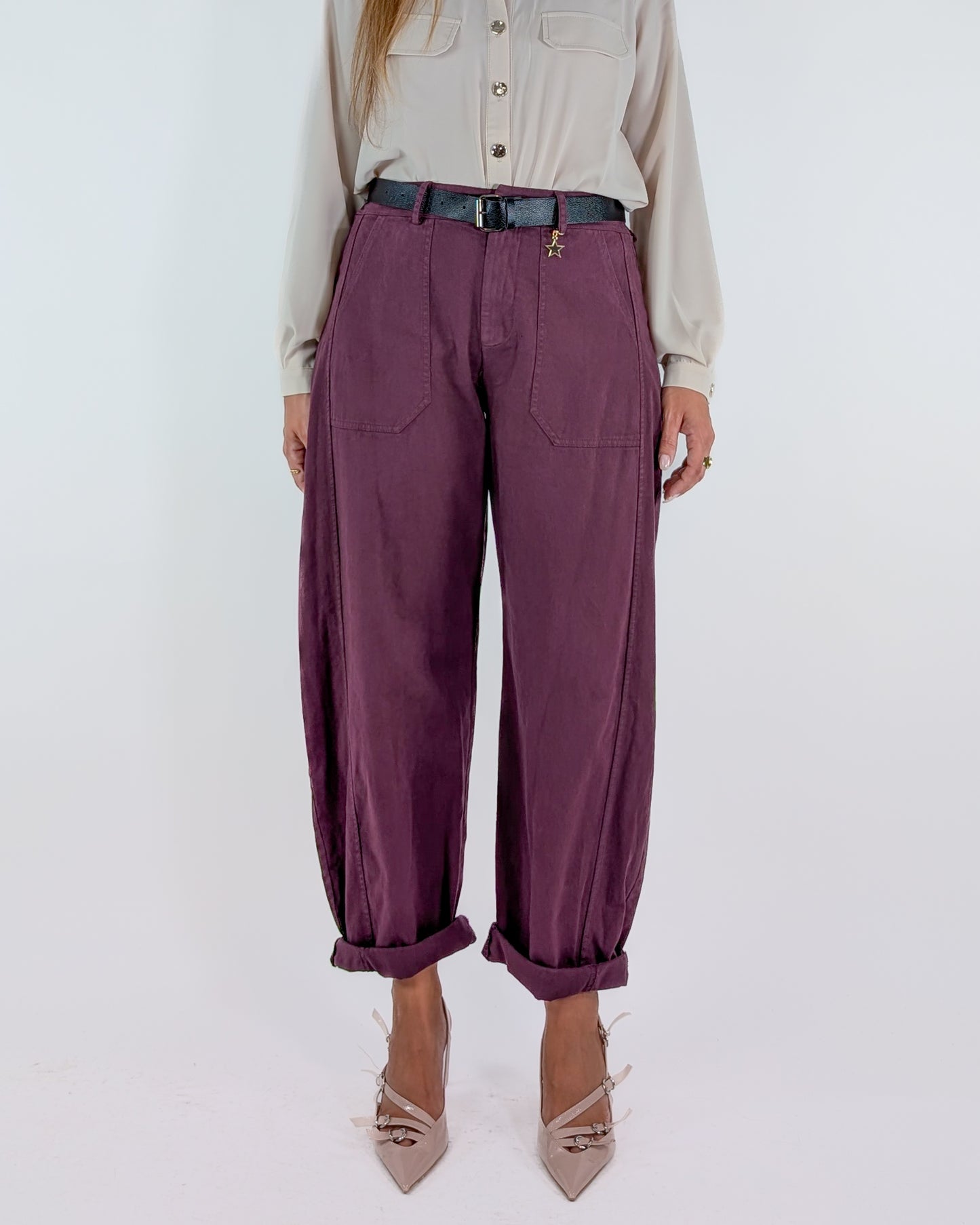 Susy Mix Pantalone 58300GAB Vino