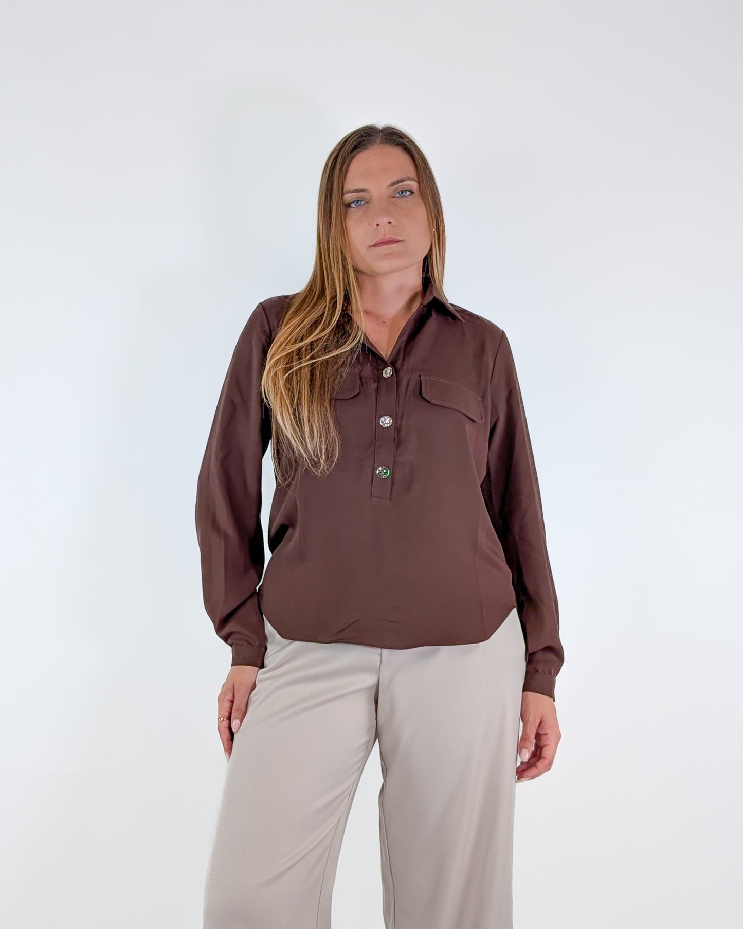 Susy Mix Camicia Y1190N18 Moro