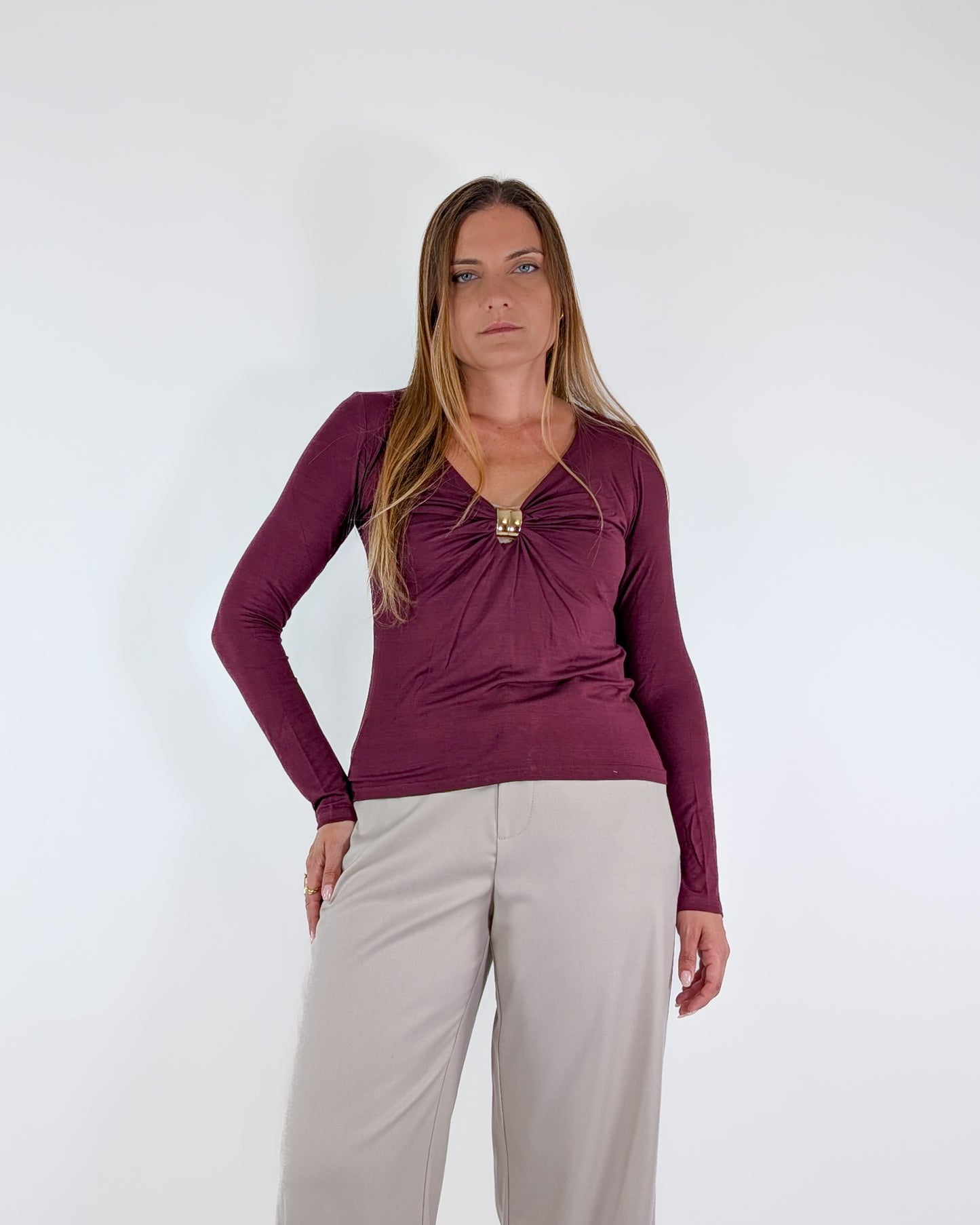 Susy Mix Maglia B05051 Vino