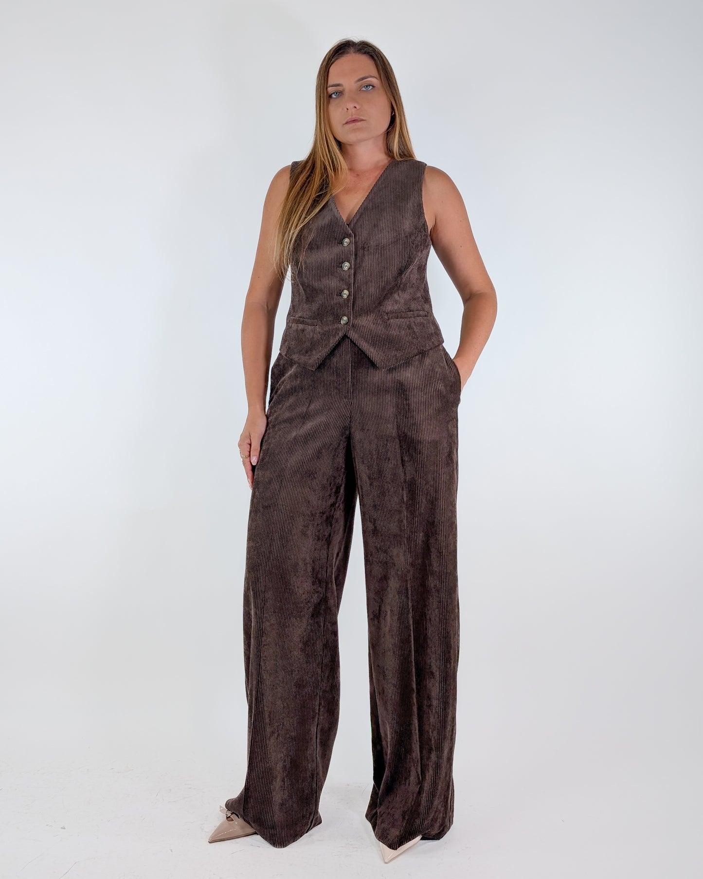 AI25 Tensione In Pantalone 26P203 Moro