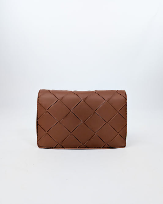 AI25 Marc Ellis Borsa BLOOM BAG DARK CUOIO