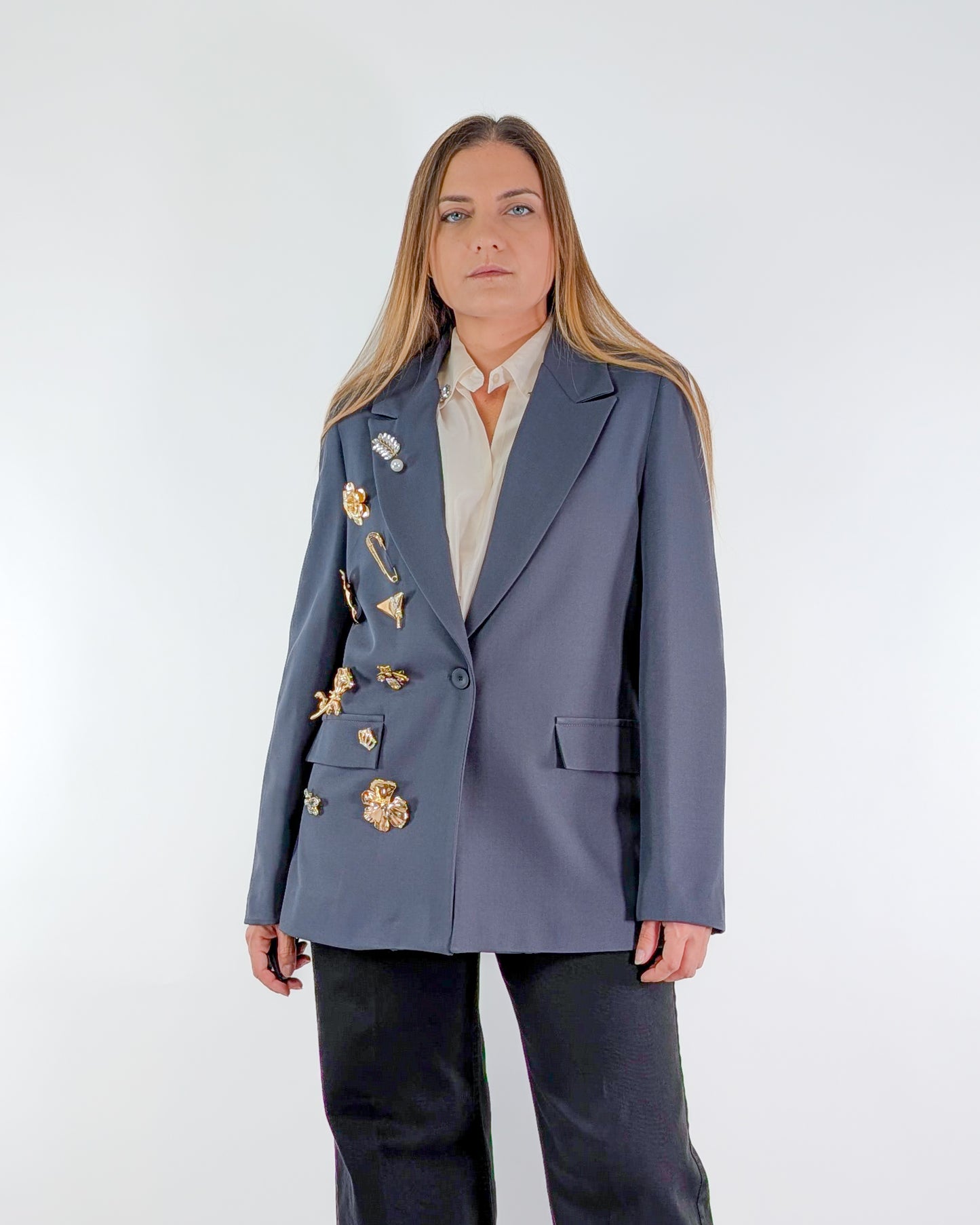 Susy Mix Giacca M09428 Grigio