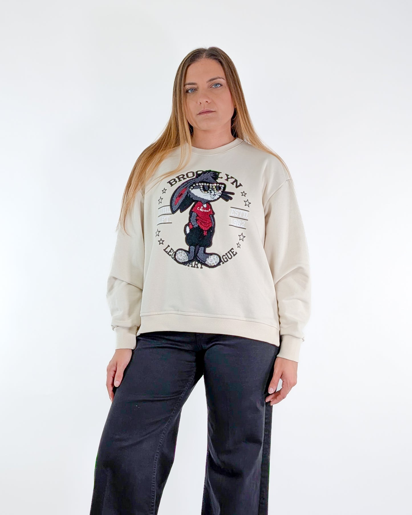 Susy Mix Felpa SH002739 Crema