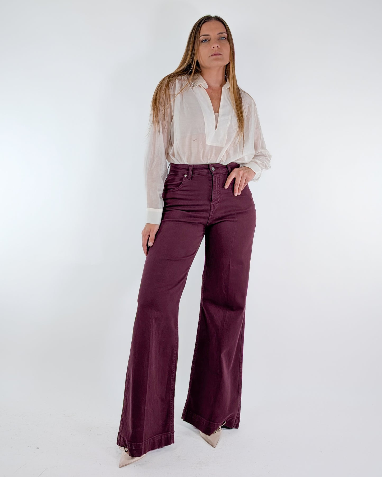 Susy Mix Pantalone 81187BOS Prugna