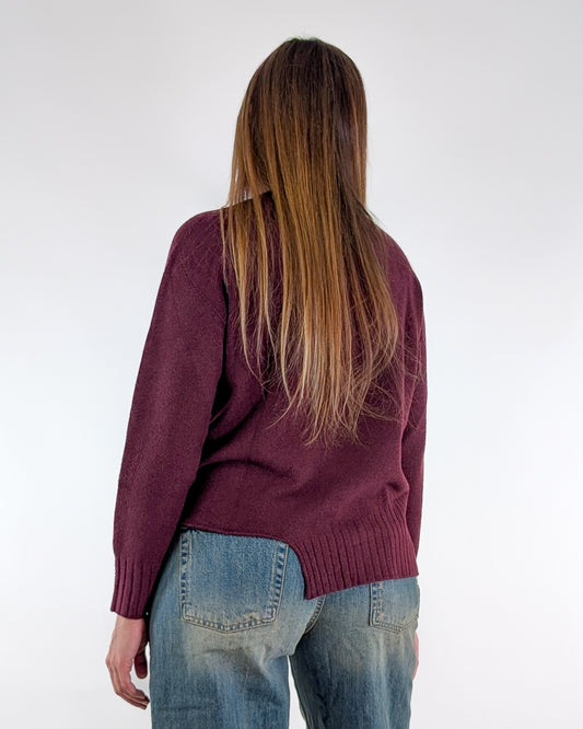 AI25 Susy Mix Maglia 782391 Bordeaux