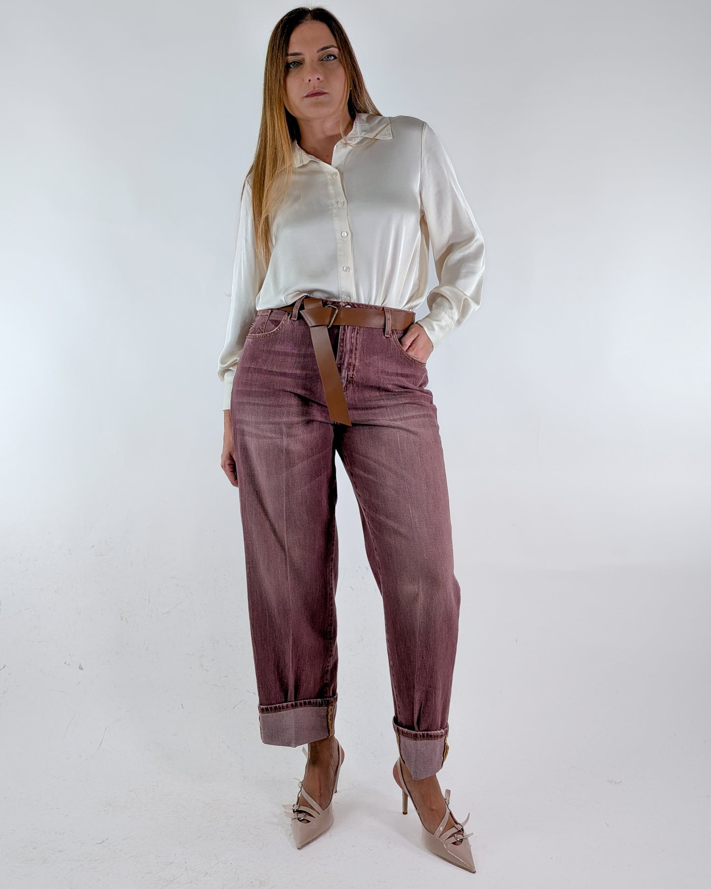 AI25 Have One Pantalone PLS-P019 Bordeaux