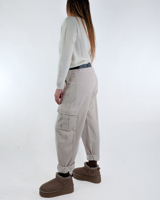AI25 Susy Mix Pantalone 59423P Avorio