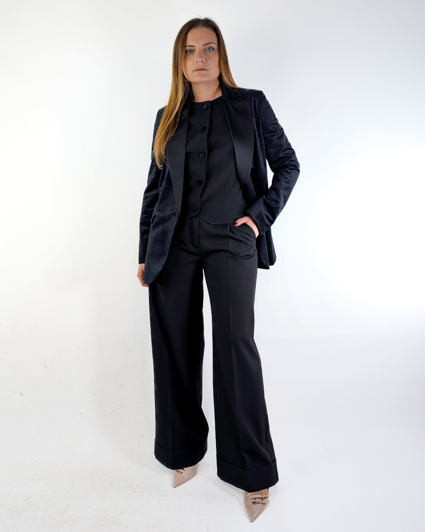 AI25 Vicolo Gilet TF0418 Nero