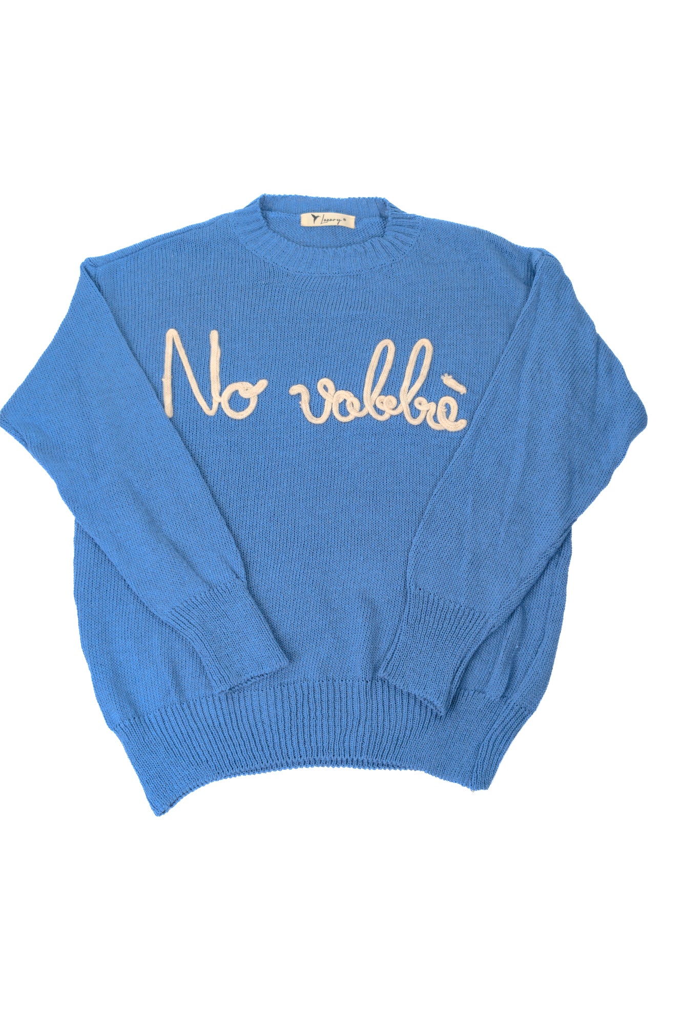 PE26 Luxury Maglia No Vabbè A0242 Azzurro