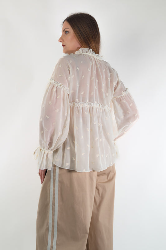 PE26 Susy Mix Camicia S33080 Latte