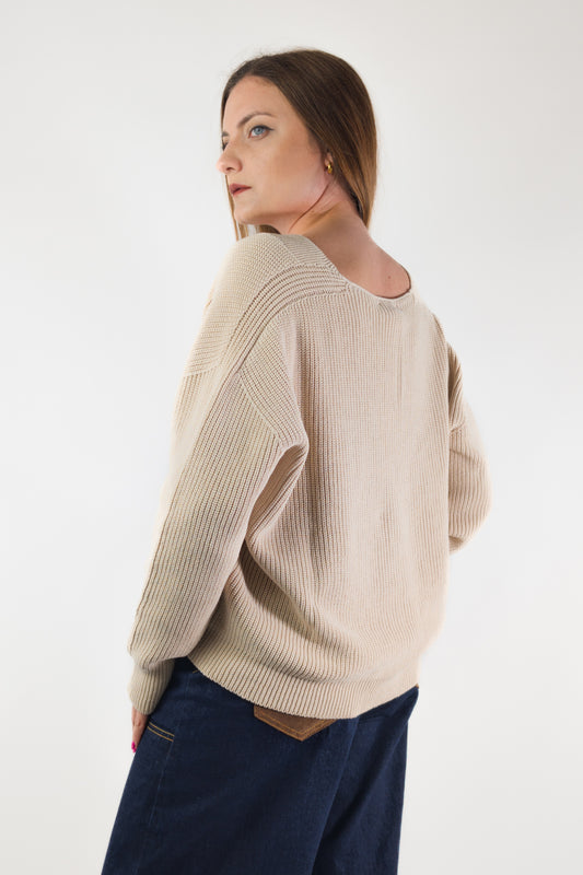 PE26 Susy Mix Cardigan 61249 Vaniglia