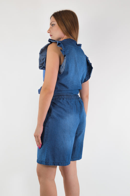 PE26 Susy Mix Camicia S26M733 Blu