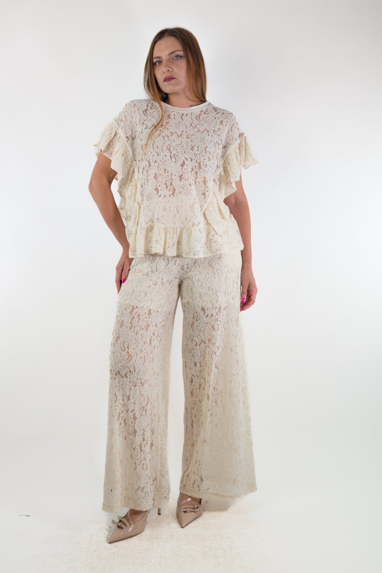 PE26 Susy Mix Pantalone 110851 Burro