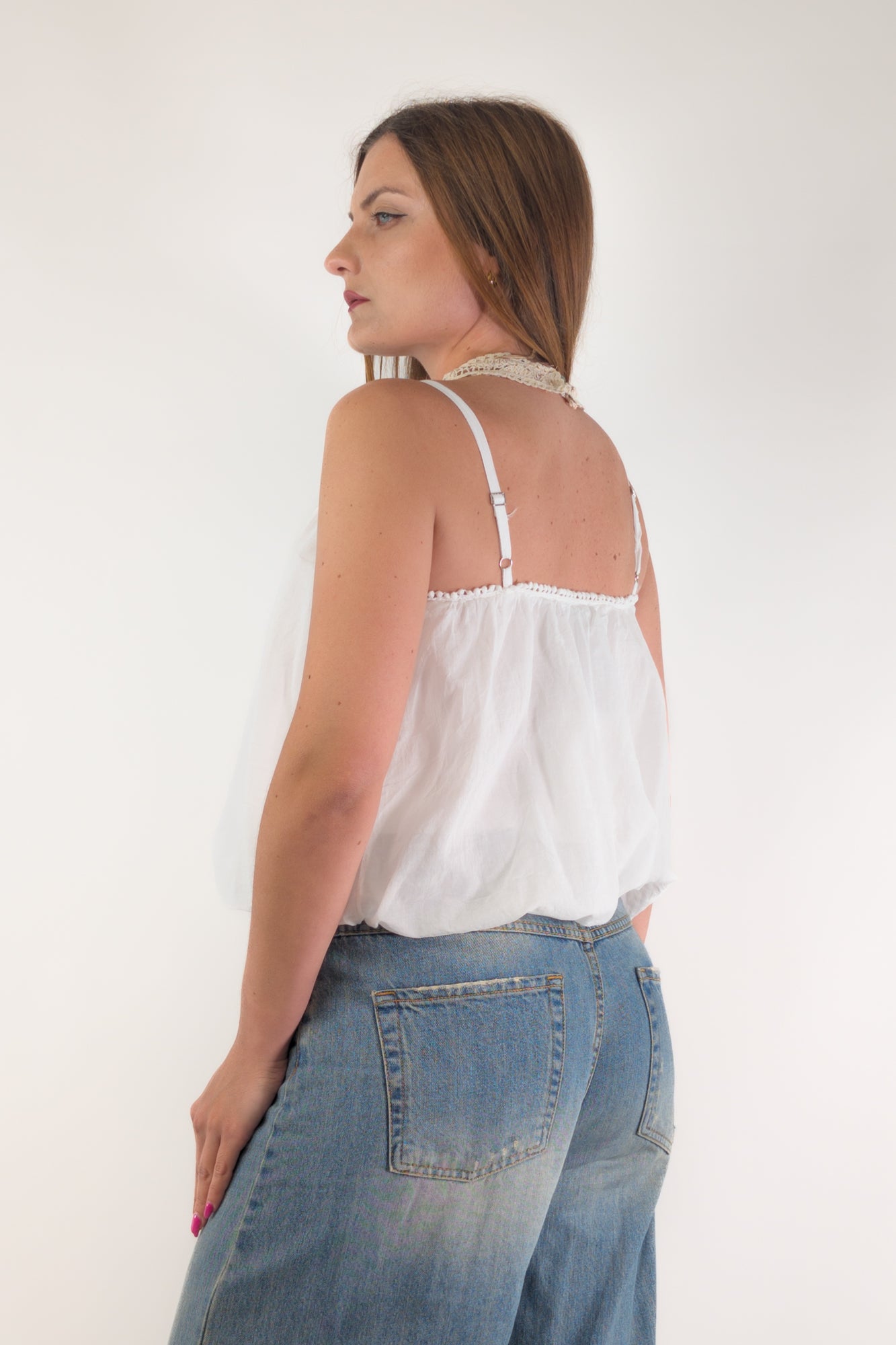 PE26 Have One Top RNO-Q065 Bianco