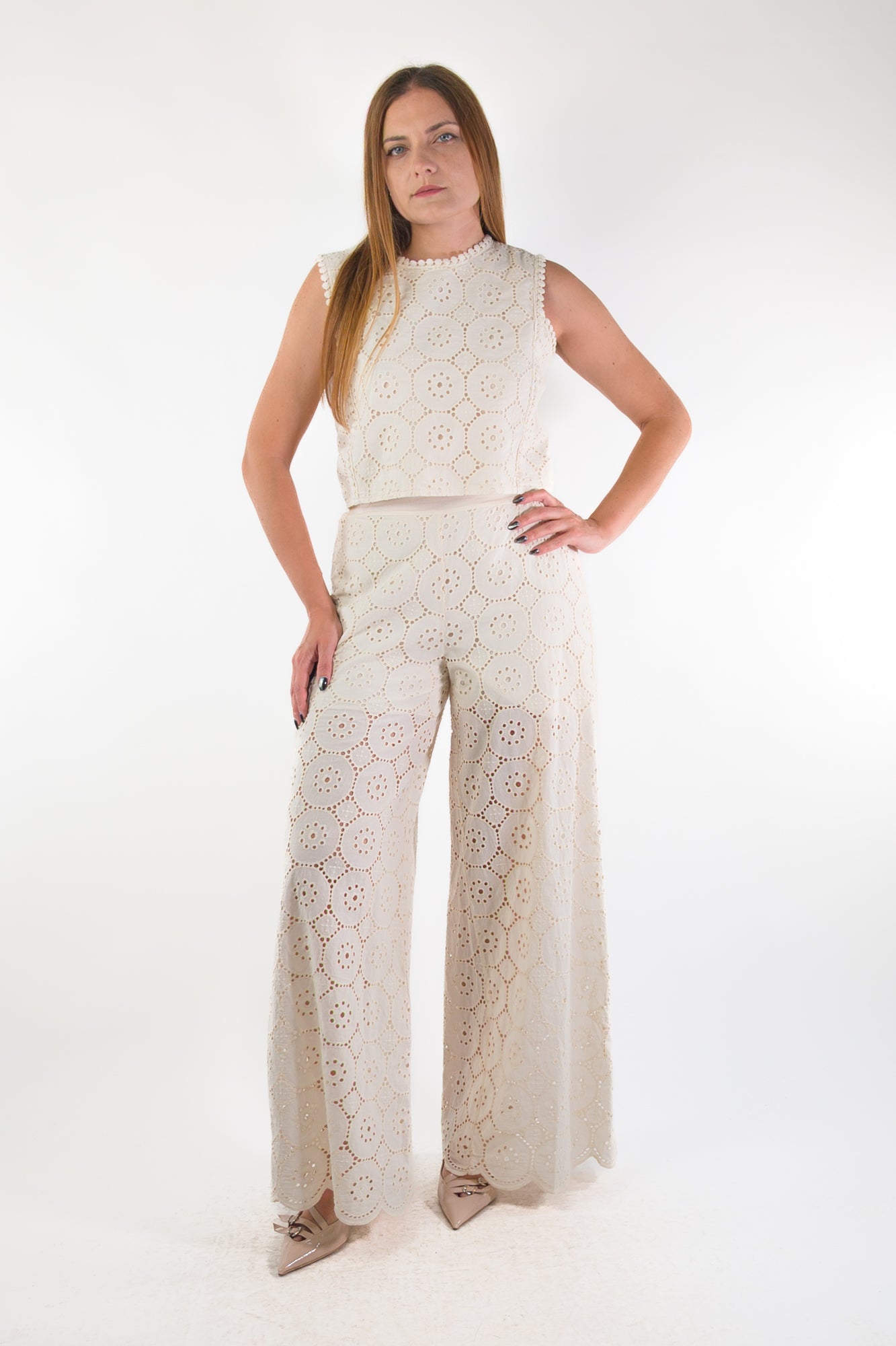 PE26 Susy Mix Pantalone G473PU Burro