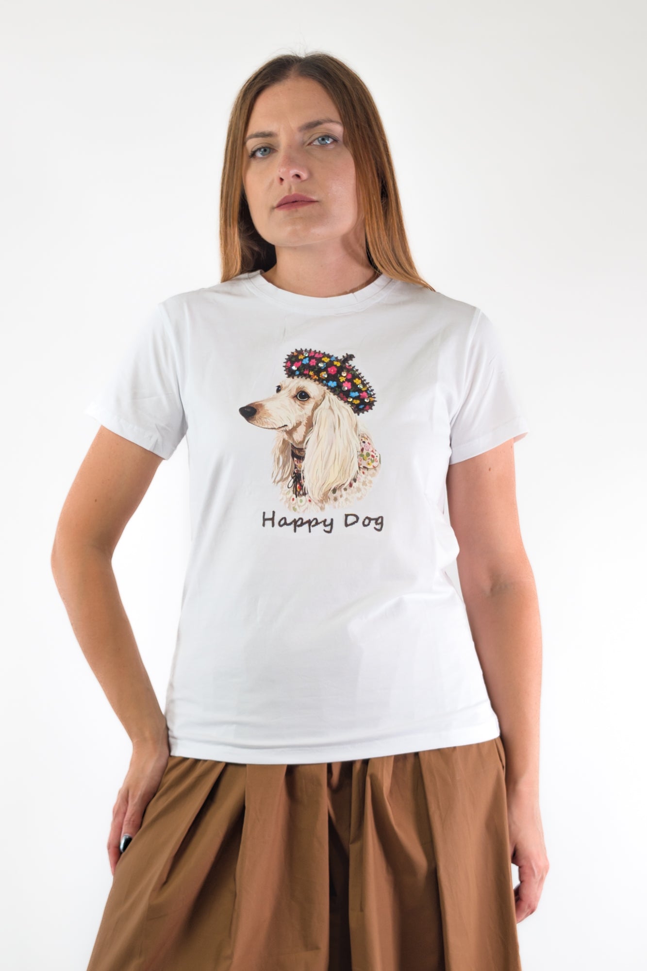PE26 Vivienne T-Shirt 301 Cane Cappello
