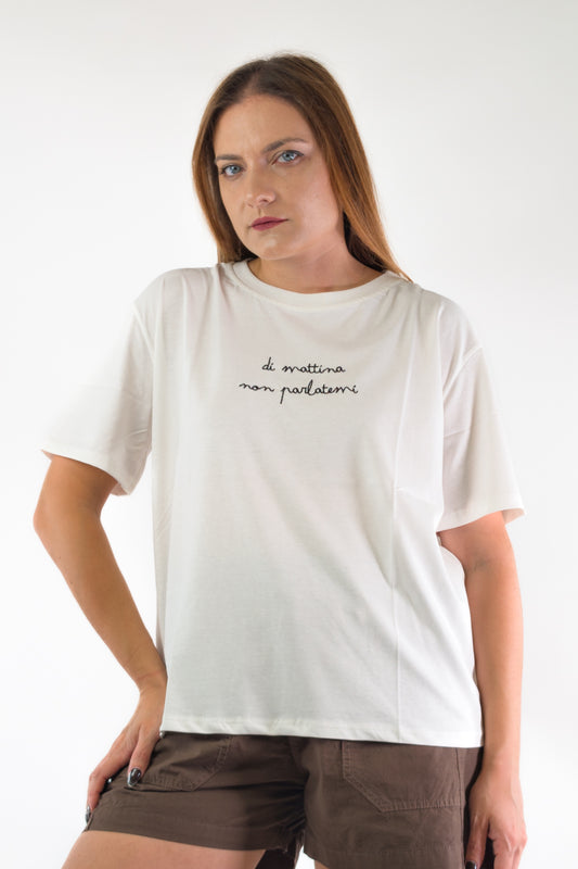 PE26 Luxury T-Shirt 2529 Di Mattina Non Parlatemi