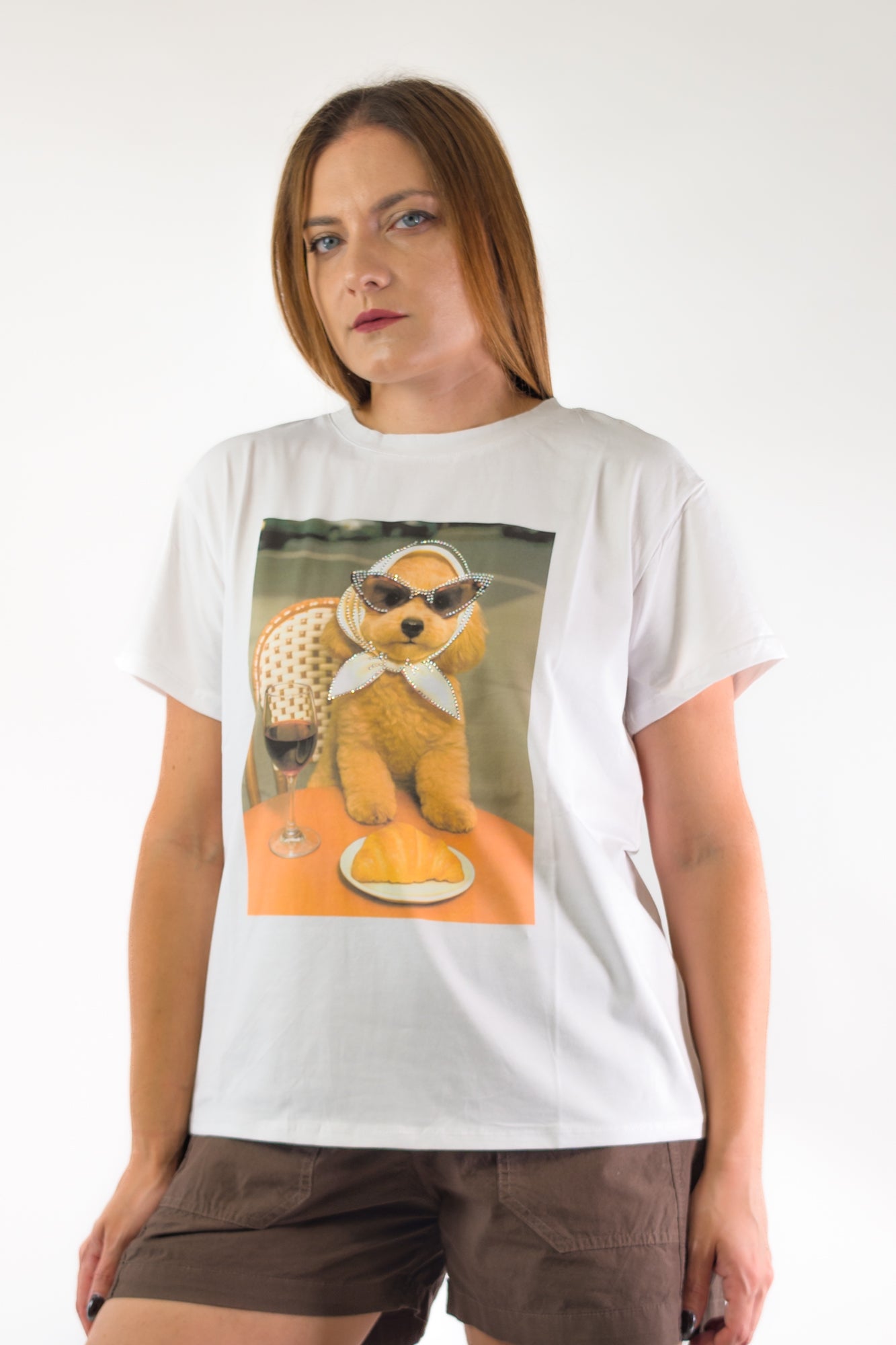 PE26 Luxury T-Shirt C10000 Cane Vino