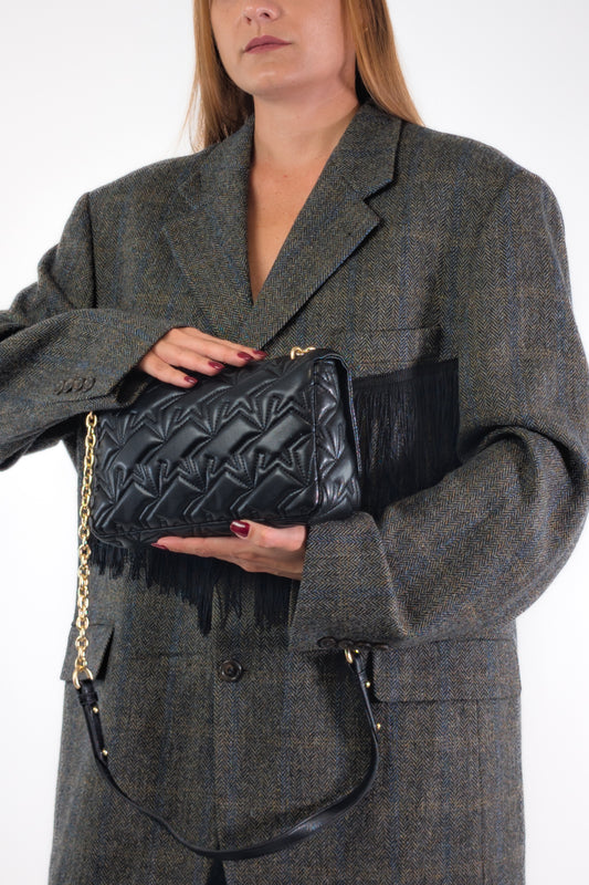 Marc Ellis Borsa KATELYN QUILT BLACK / MATT GOLD