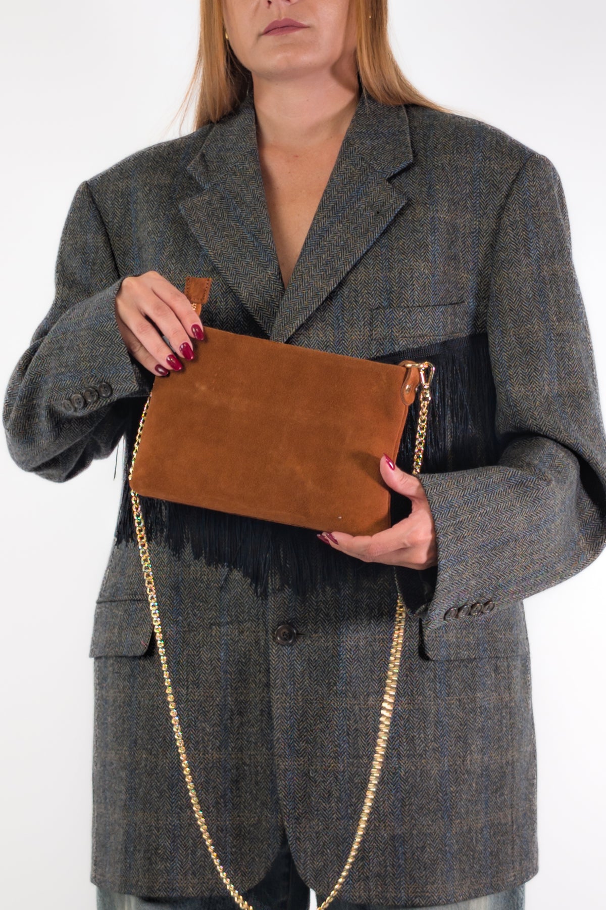 Marc Ellis Borsa ESTER CM DARK TAN / GOLD
