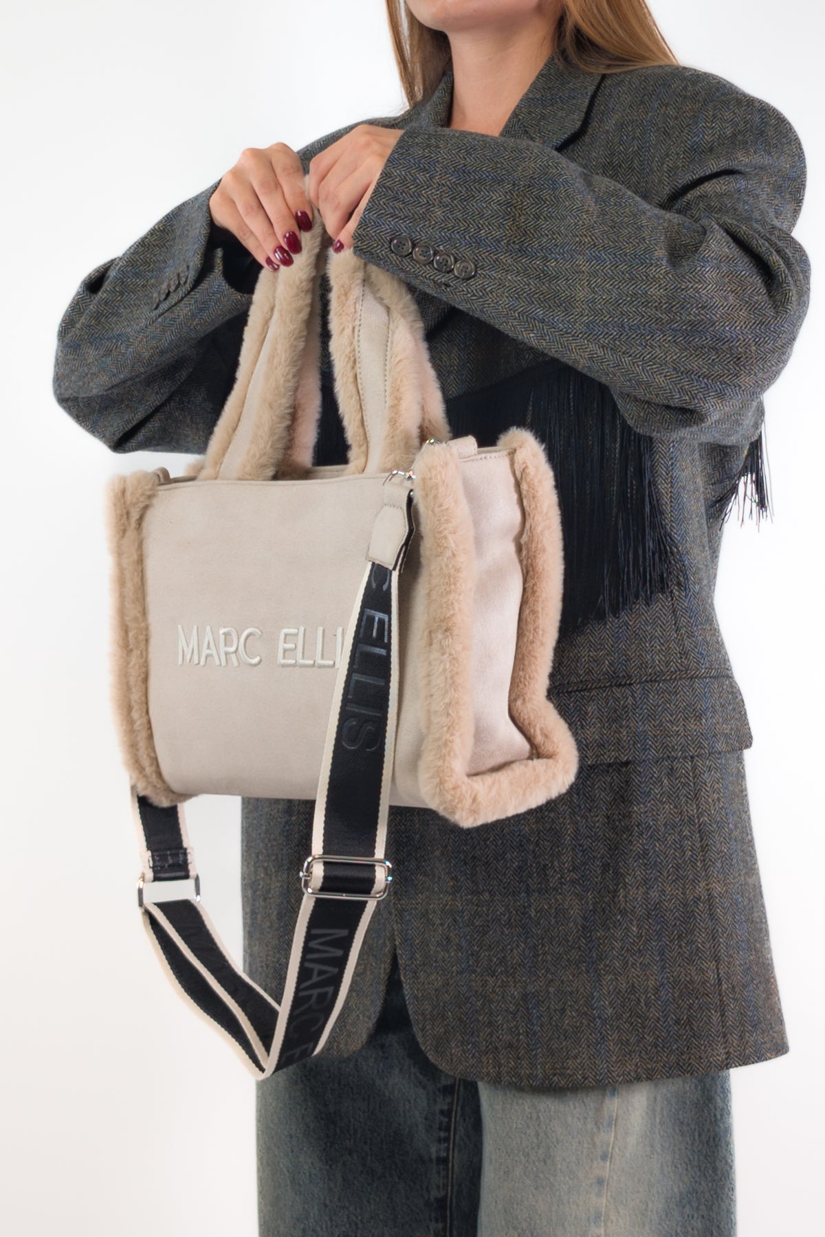 Marc Ellis Borsa BUBY CARAC M DARK BEIGE