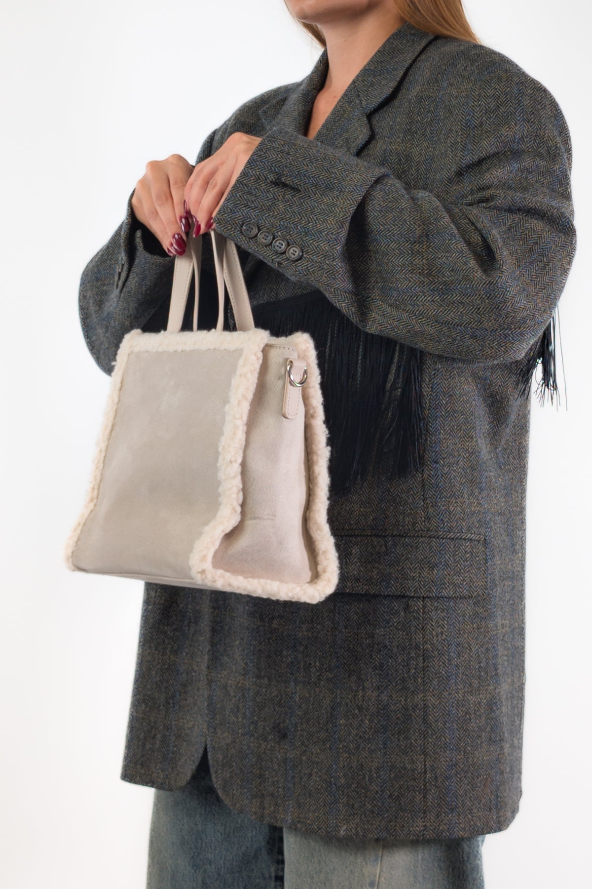 Marc Ellis Borsa BUBY BUCKS M DARK BEIGE