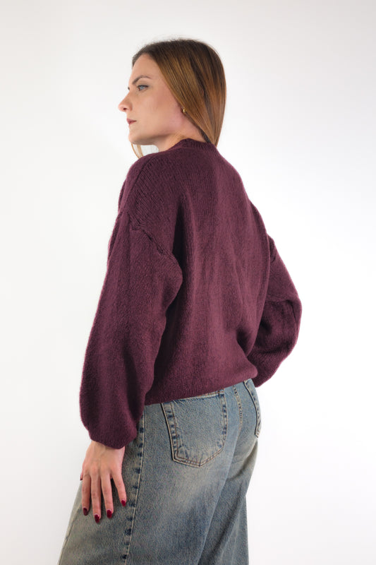AI26 Luxury Maglia A4581 Too Much Bordeaux