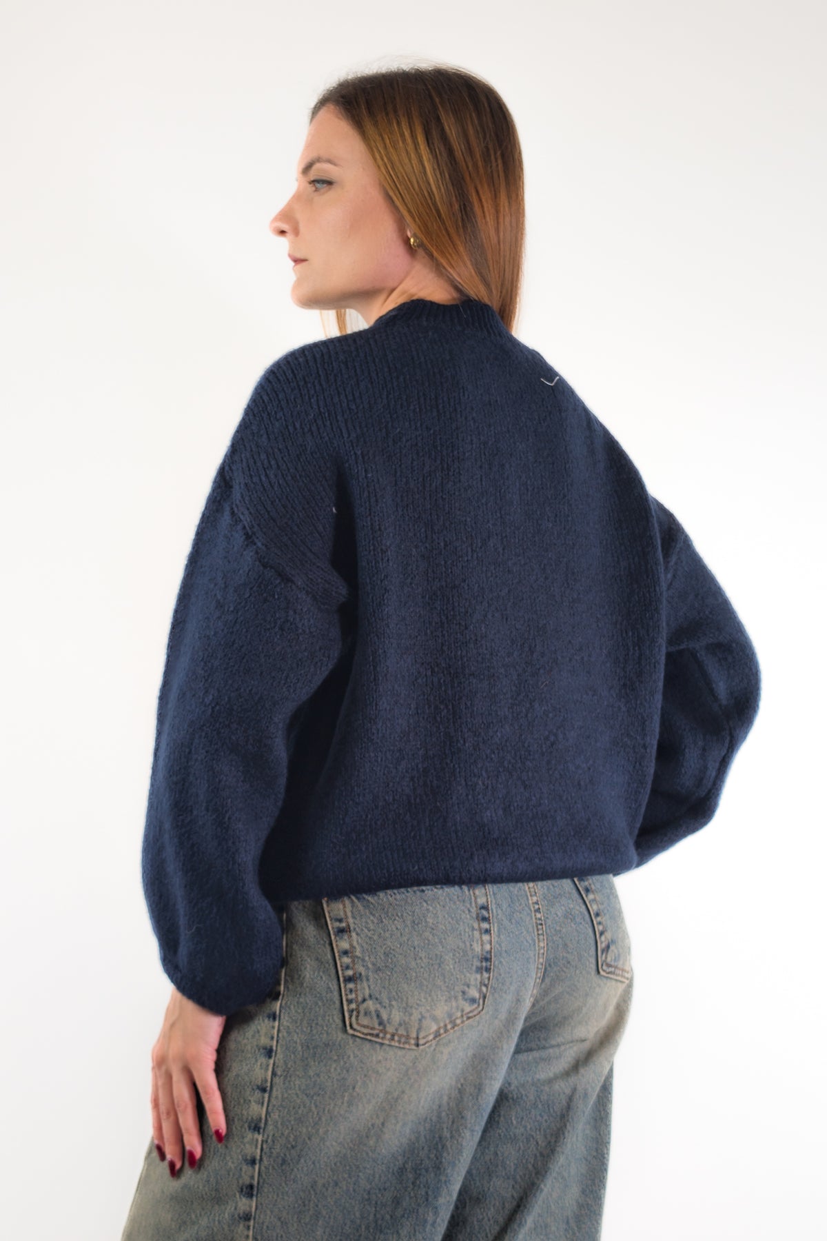 AI26 Luxury Maglia A4579 Io Volevo Solo Lamentarmi Blu