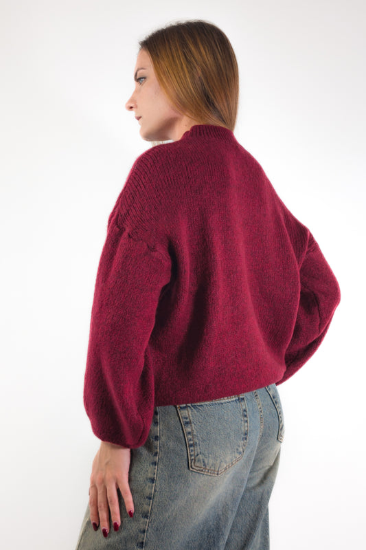 AI26 Luxury Maglia A4579 Io Volevo Solo Lamentarmi Bordeaux