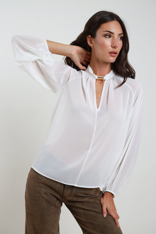 AI25 Susy Mix Blusa C4220DG Burro