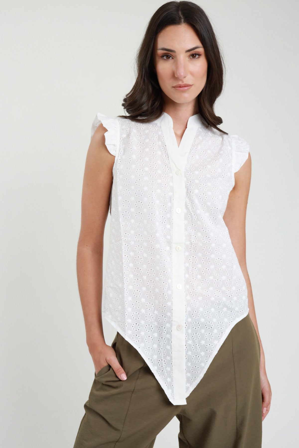 PE26 Susy Mix Camicia 180381 Bianco