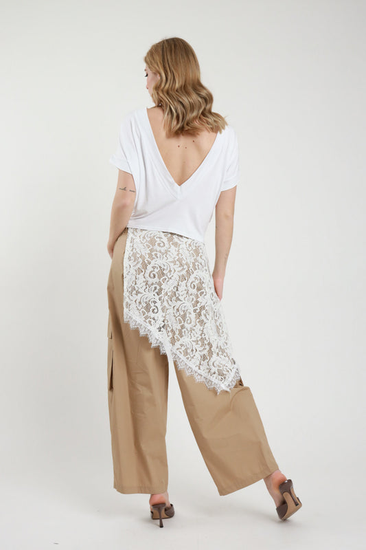 PE26 Susy Mix Pantalone 134P669PE26R Beige