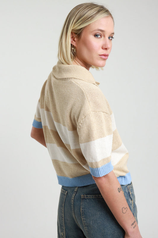 PE26 Susy Mix Maglia M93018 Celeste