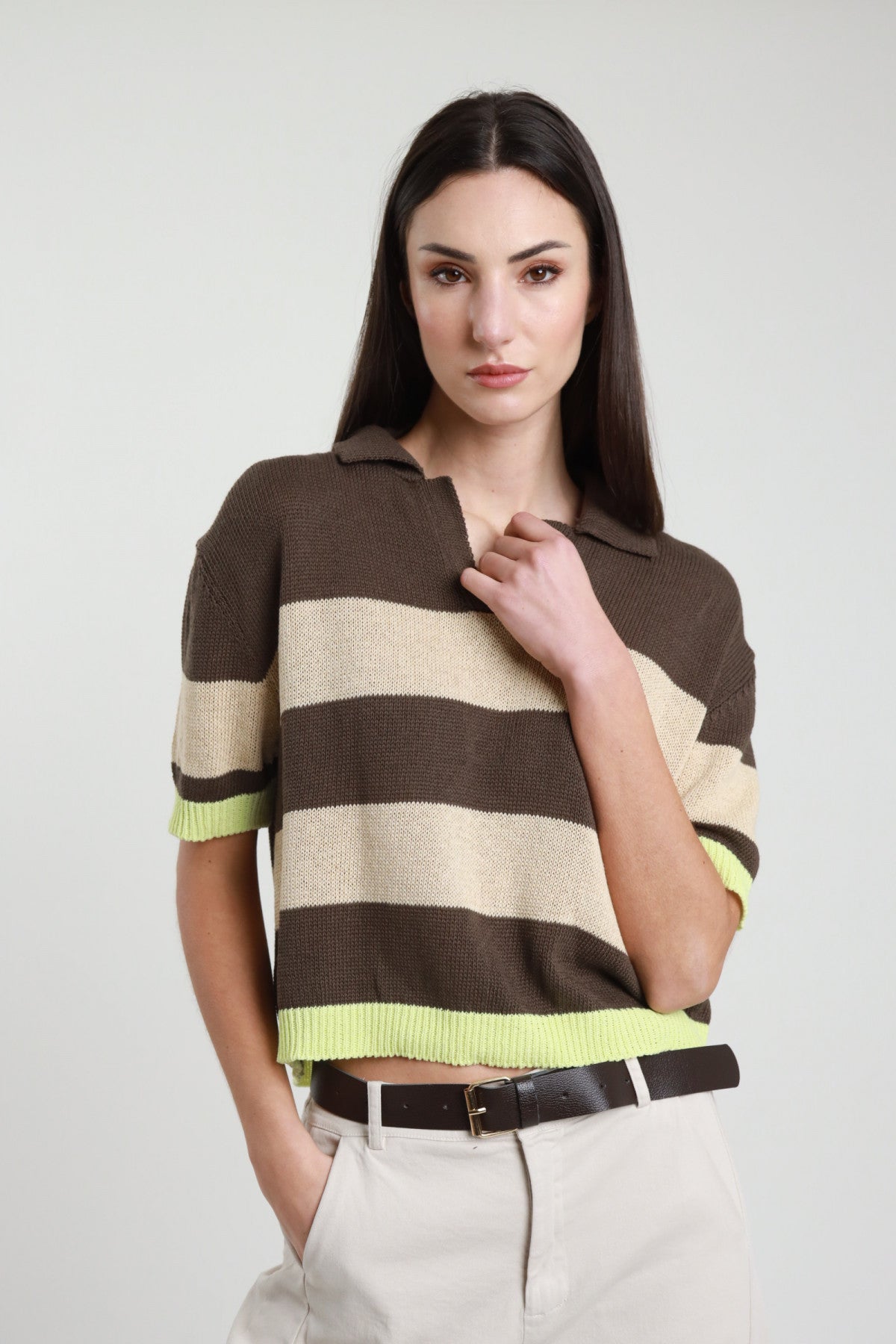 PE26 Susy Mix Maglia M93018 Giallo