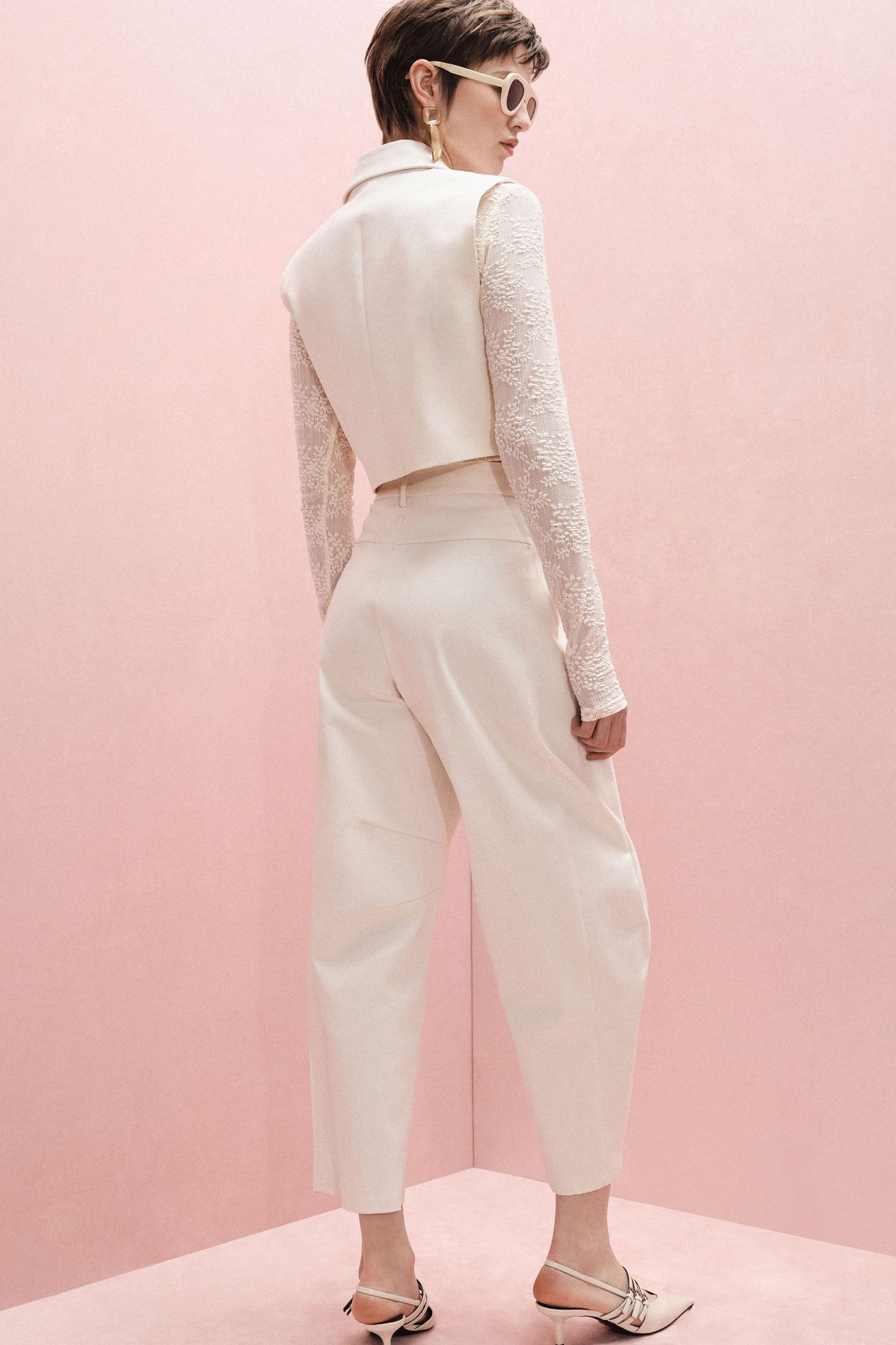 PE26 Imperial Pantalone P5T5LAS Panna