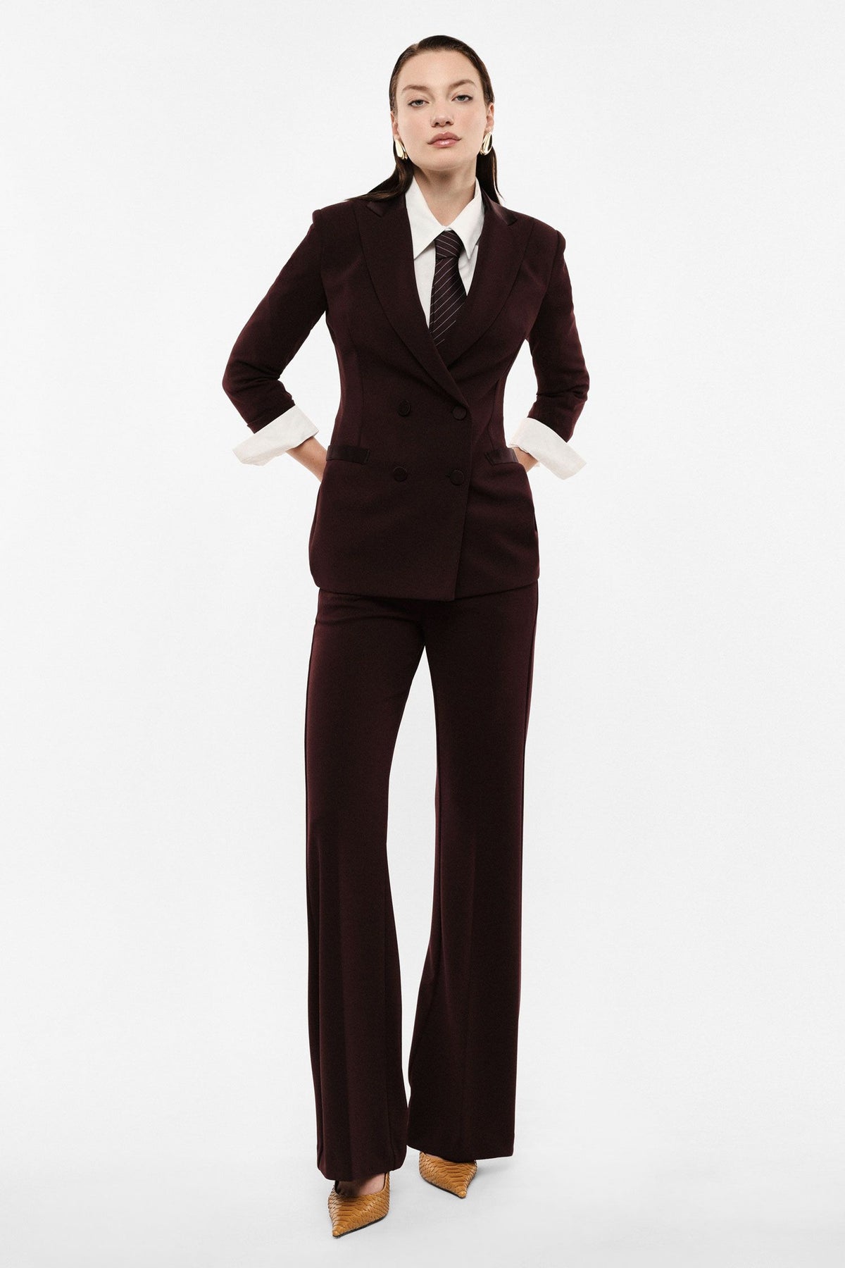 AI26 Imperial Pantalone P3E9MAW Plum Noir