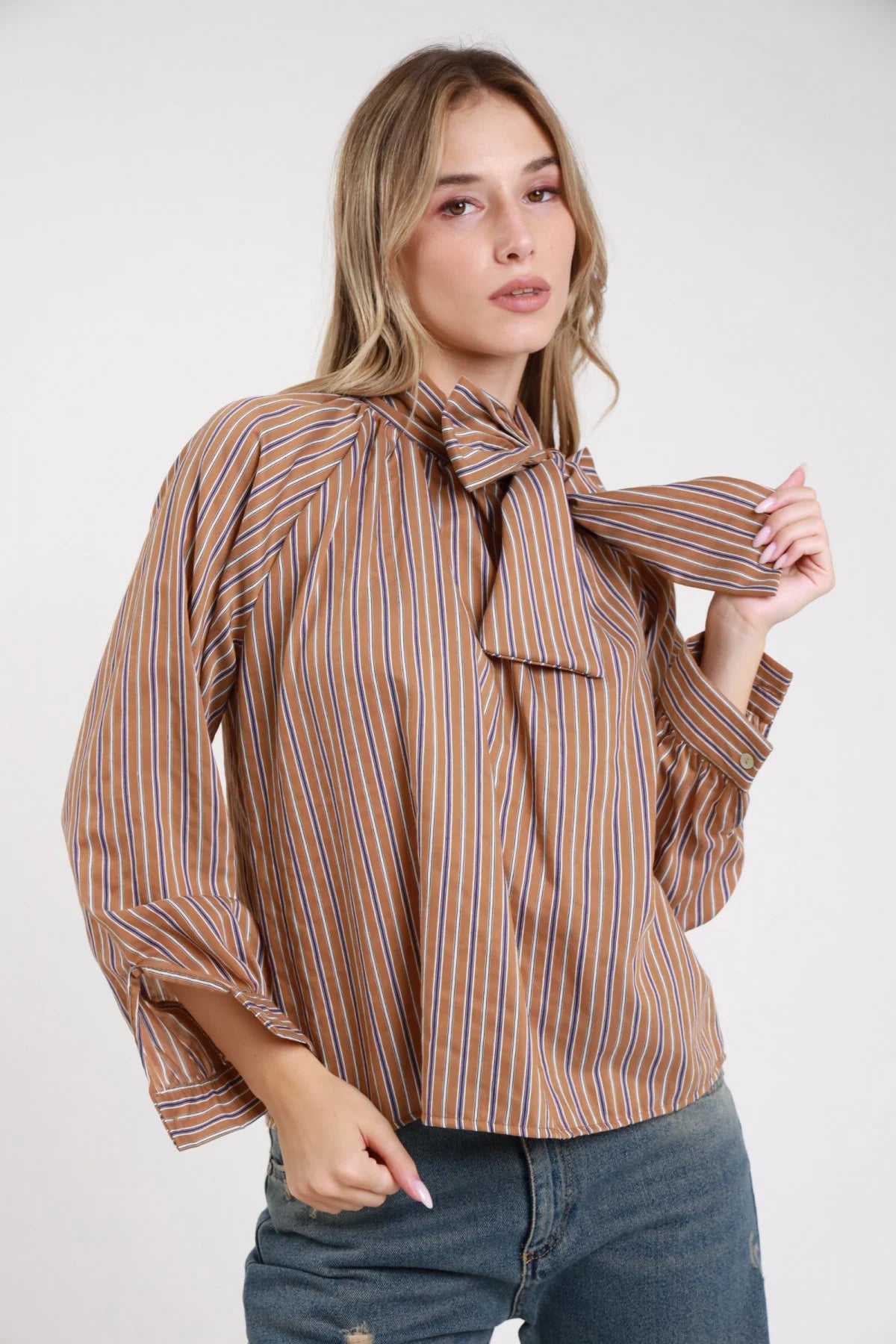 AI26 Susy Mix Camicia 24661NF Tabacco