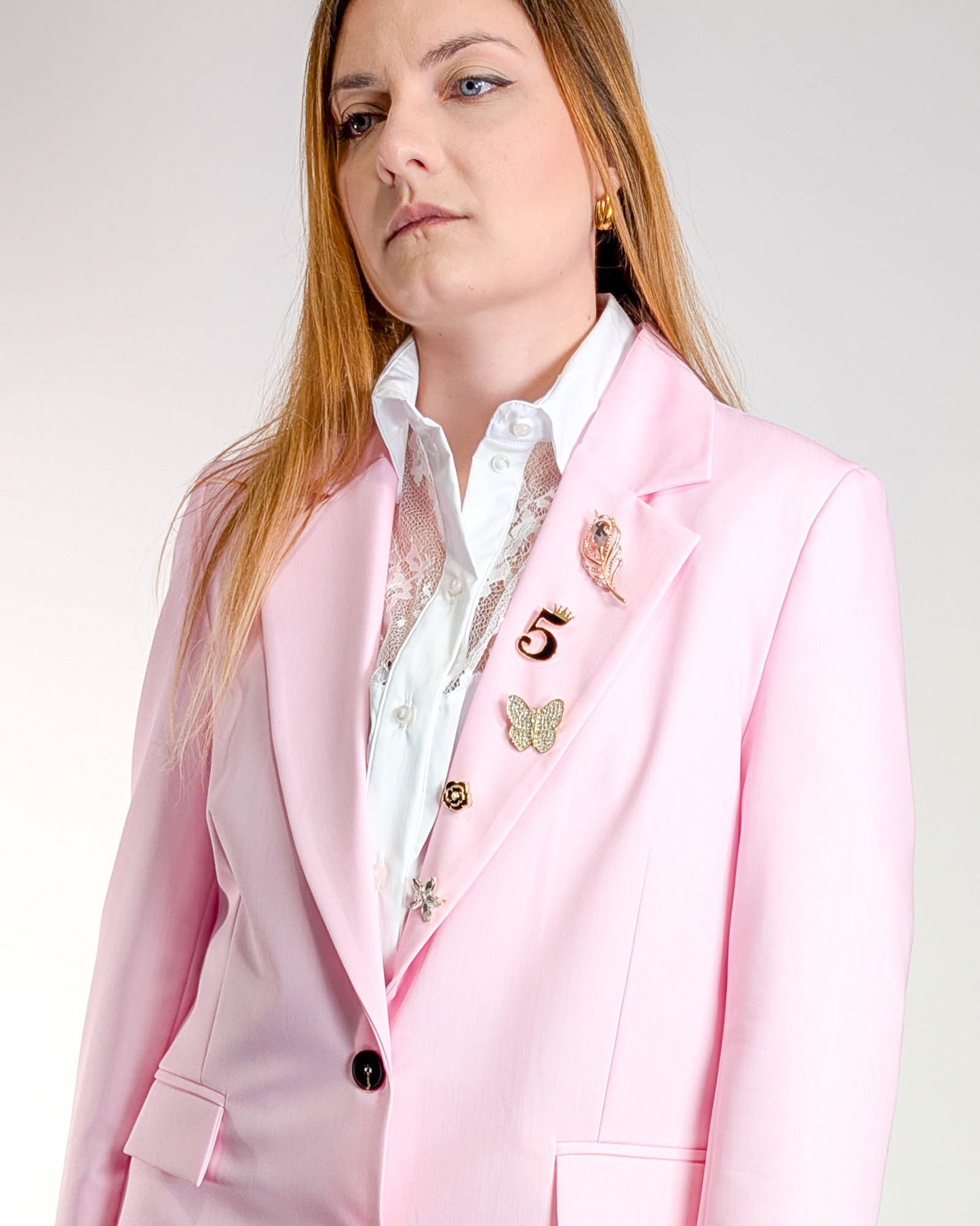 Tensione In Giacca 25B6900 Rosa