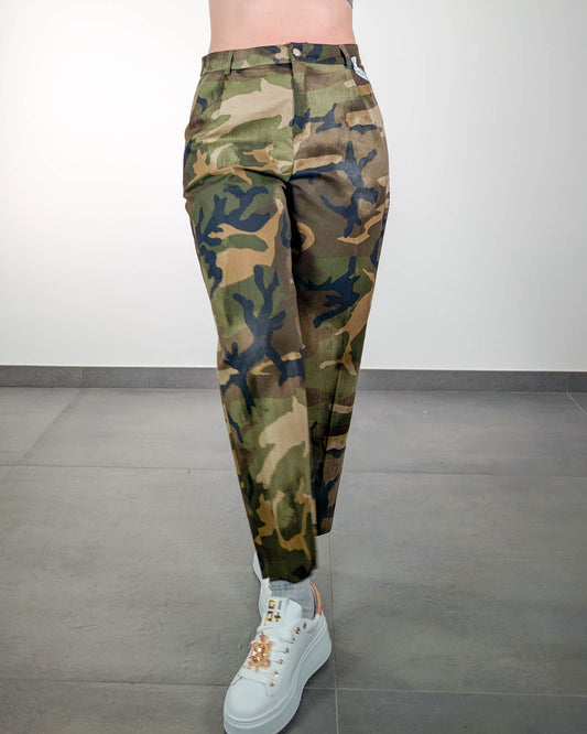 Susy Mix Pantalone PP172T11F26 Mimetico
