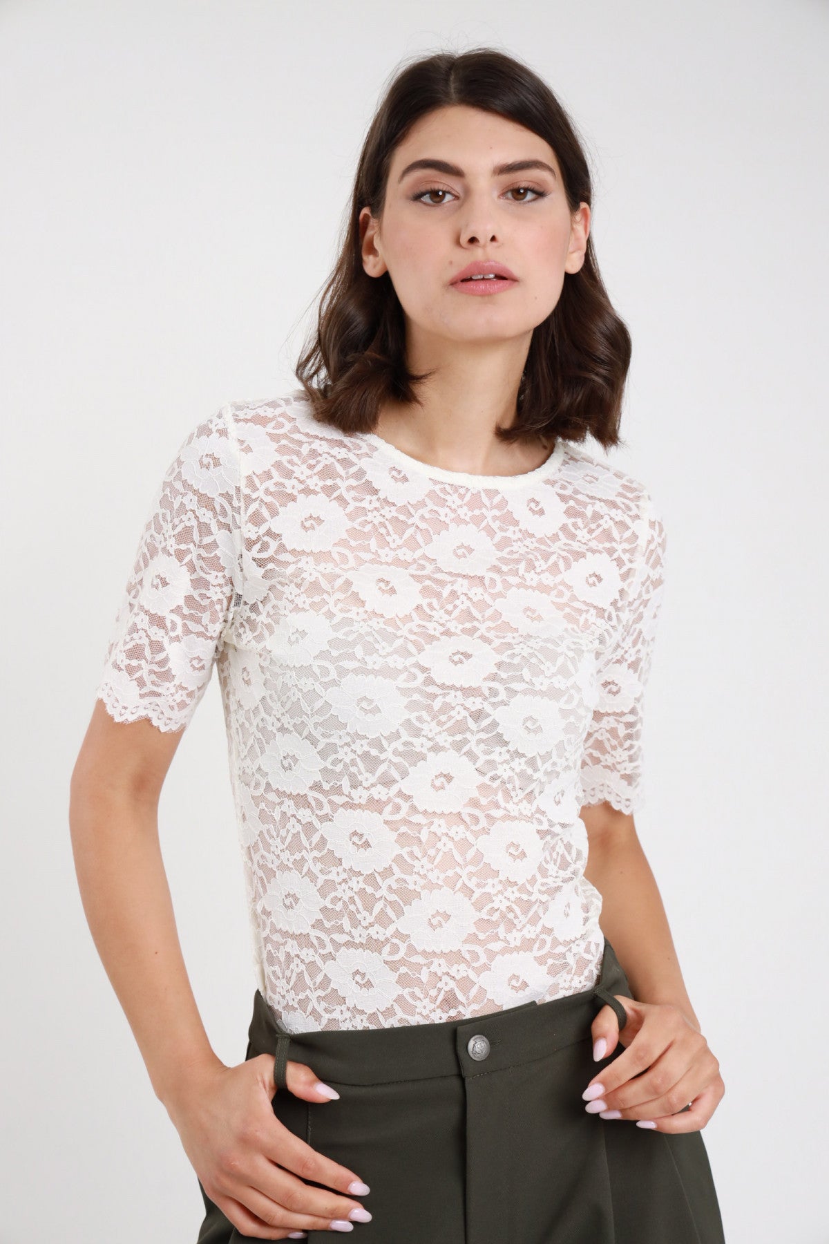 AI26 Susy Mix Maglia C2241W Panna