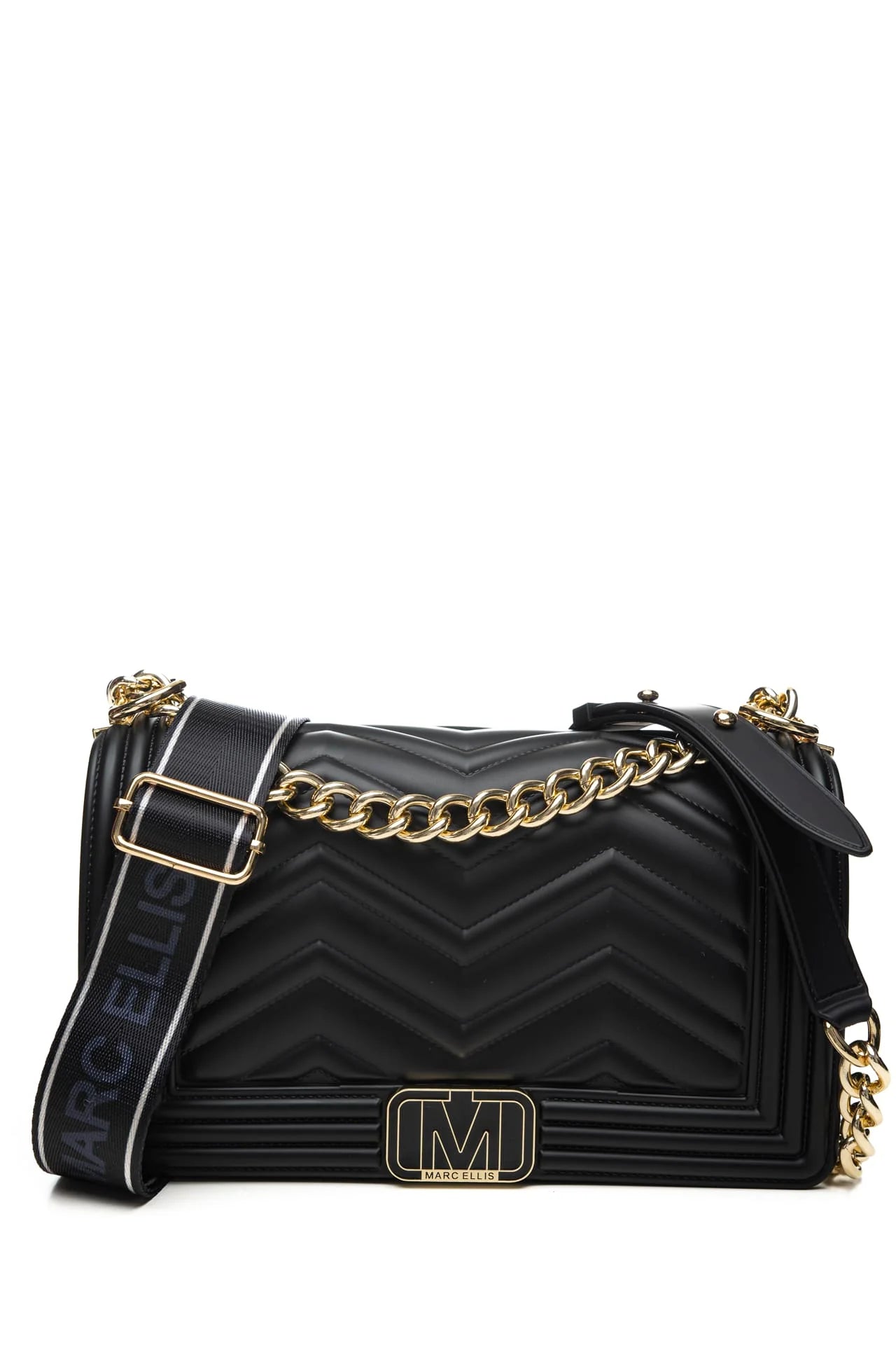 AI25 Marc Ellis Borsa FLAT WAVE M_25 Black/Light Gold