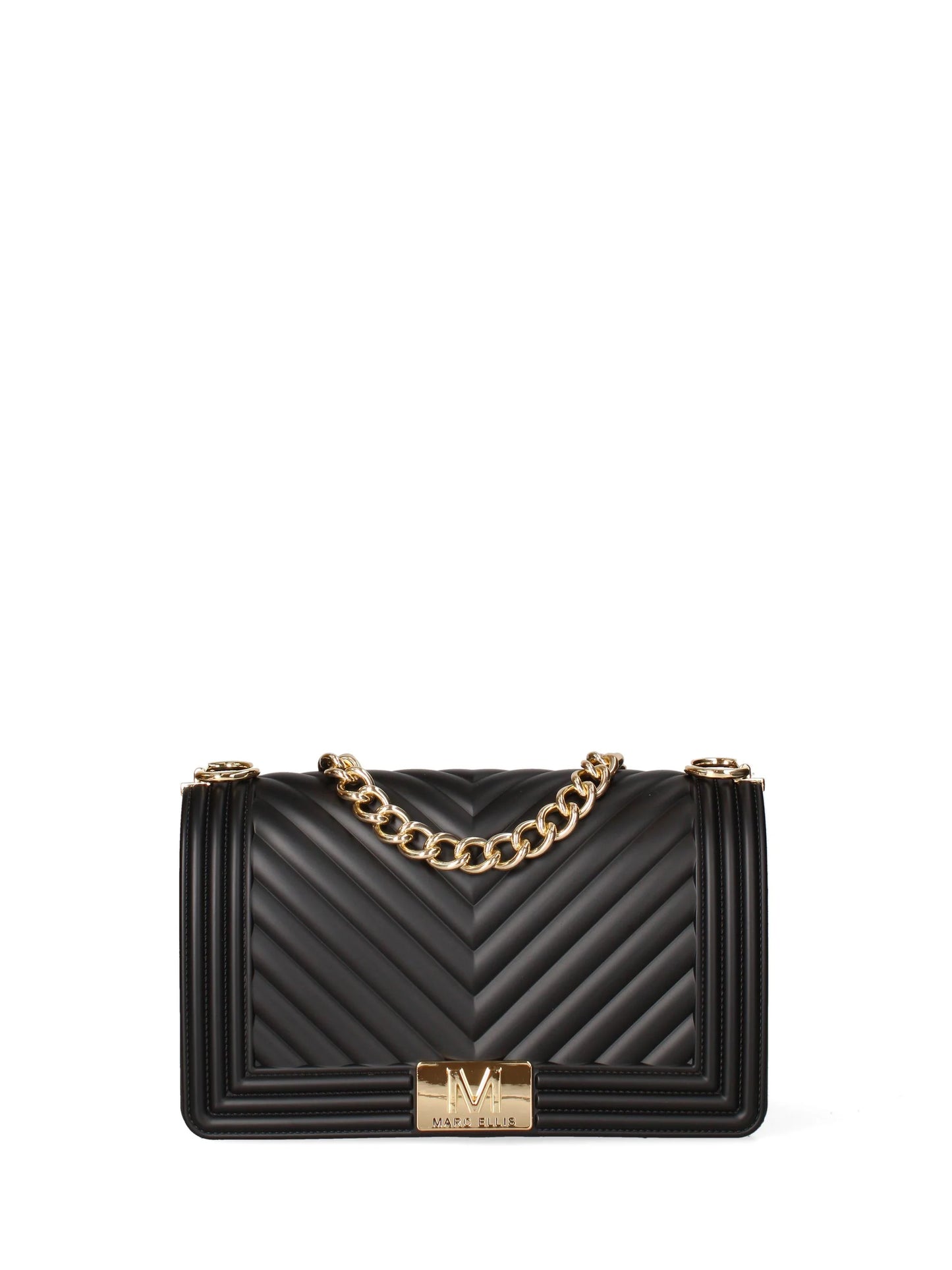 AI25 Marc Ellis Borsa FLAT S _25 Black/Light Gold