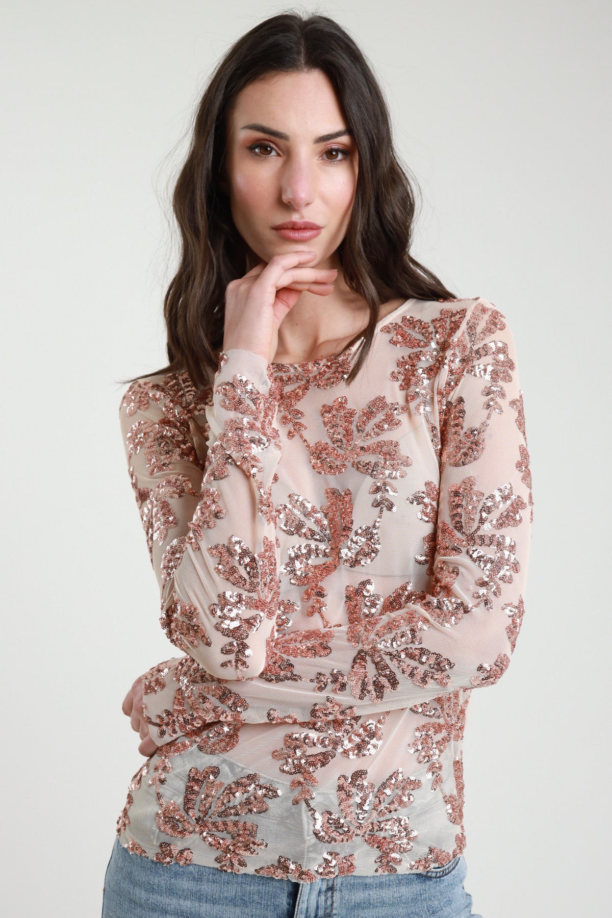 PE26 Susy Mix Maglia L557PA Rosa