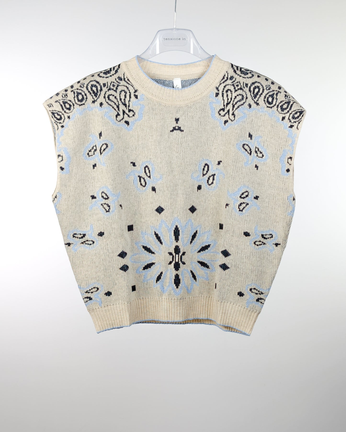 Tensione In Maglia P5HMT13A414 Beige