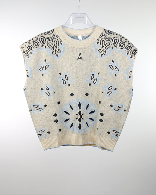 Tensione In Maglia P5HMT13A414 Beige